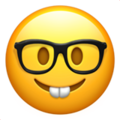 Nerd_Face Apple Emoji