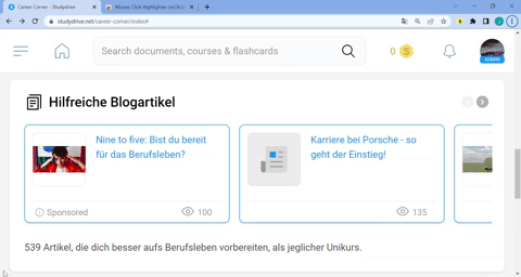 Career Corner Studydrive