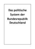 Politisches System Deutschland Zusammenfassung