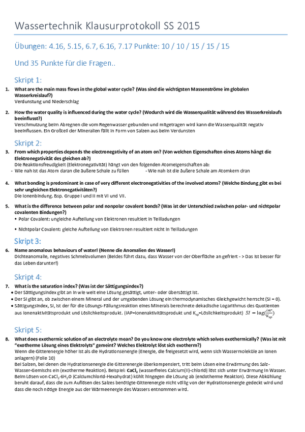 Wt Klausur Ss15 Protokoll Pdf Free Download
