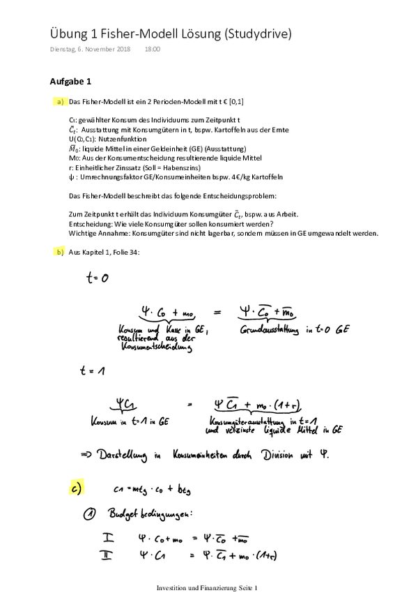 Übung 1 FisherModell Lösung.pdf Download