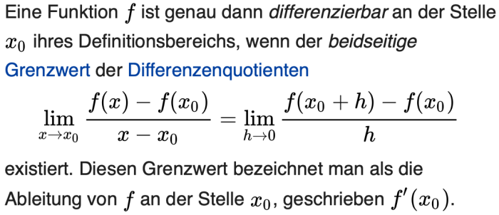 5 Differentialrechnung Studydrive
