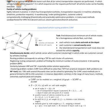 Document SUMMARY Vehicle routing problems.pdf - Download