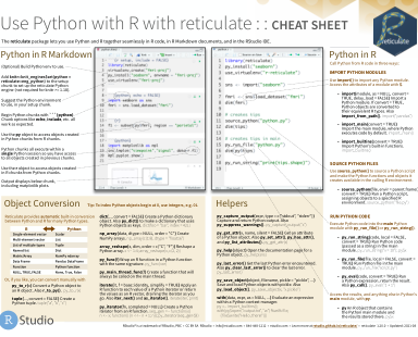 Dokument Cheat Sheet 4 - Python with R and reticulate cheatsheet.pdf ...