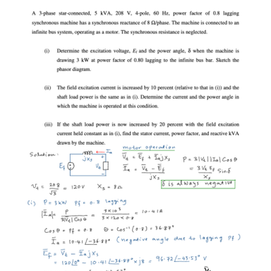 Dokument Example 6.3a A 3-phase star-connected, 5 kVA, 208 V, 4.pdf ...