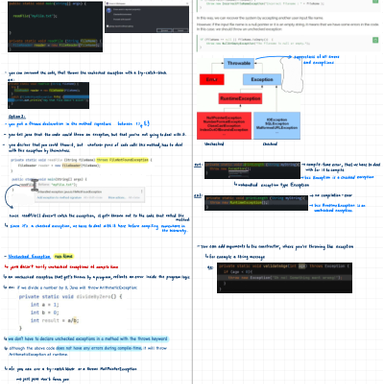 Dokument checked vs unchecked exceptions.pdf - Herunterladen