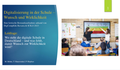 Dokument Digitalisierung in der Schule – Wunsch und Wirklichkeit.pptx ...